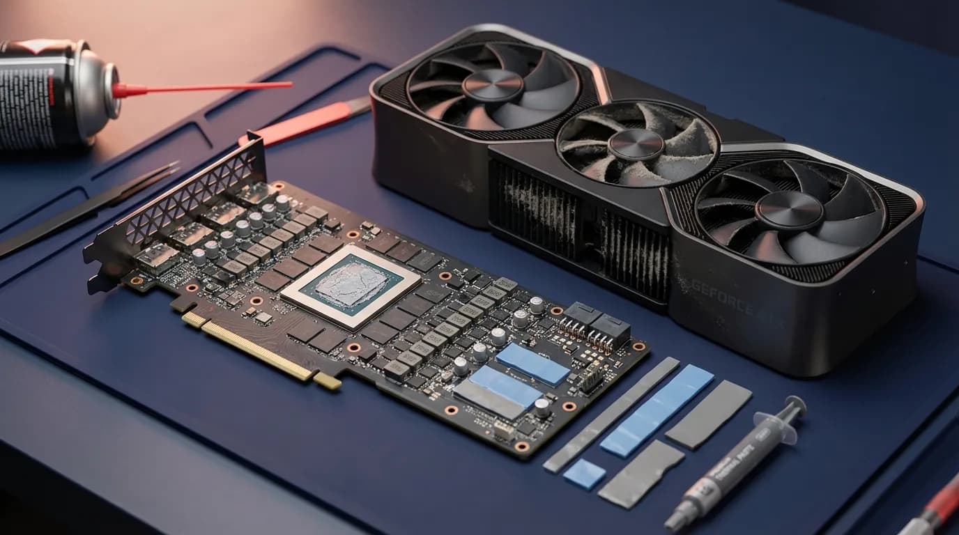 Καθαρισμός κάρτας γραφικών desktop - αλλαγή θερμοπάστας και thermal pads